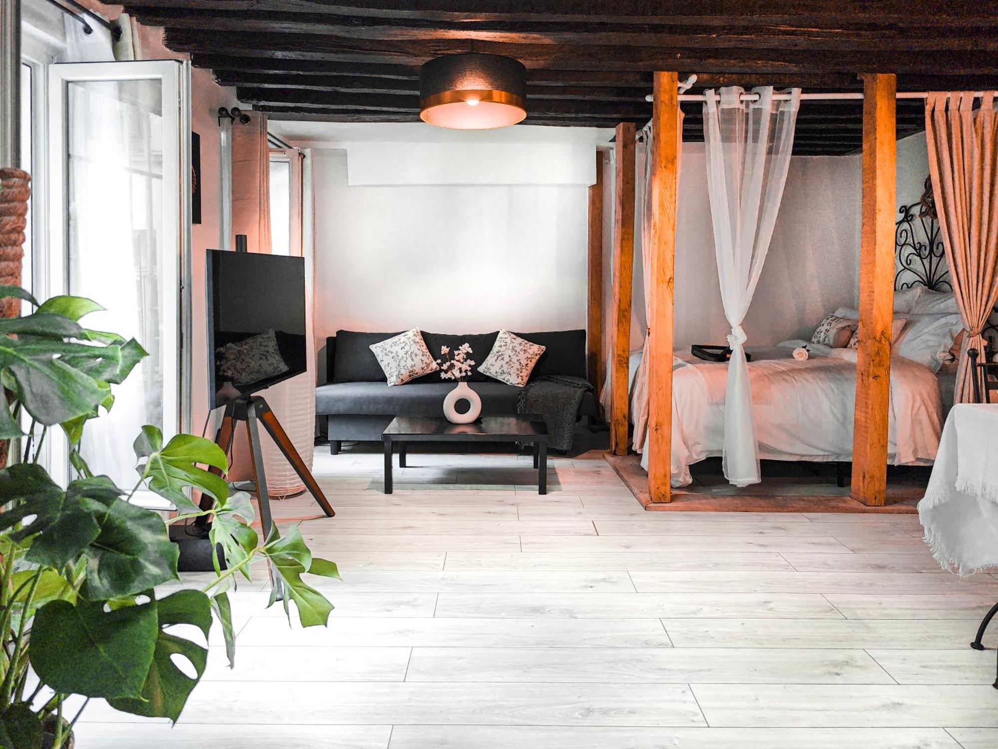 Rustic Charm&dreamhome 40m2 In The Heart Of Paris, Near Pompidou And Notre-dame, Subway 4,8,9 Honeymoon Favourite Appartement